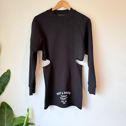YCH Size S Cut Out Sides Sweatshirt Dress