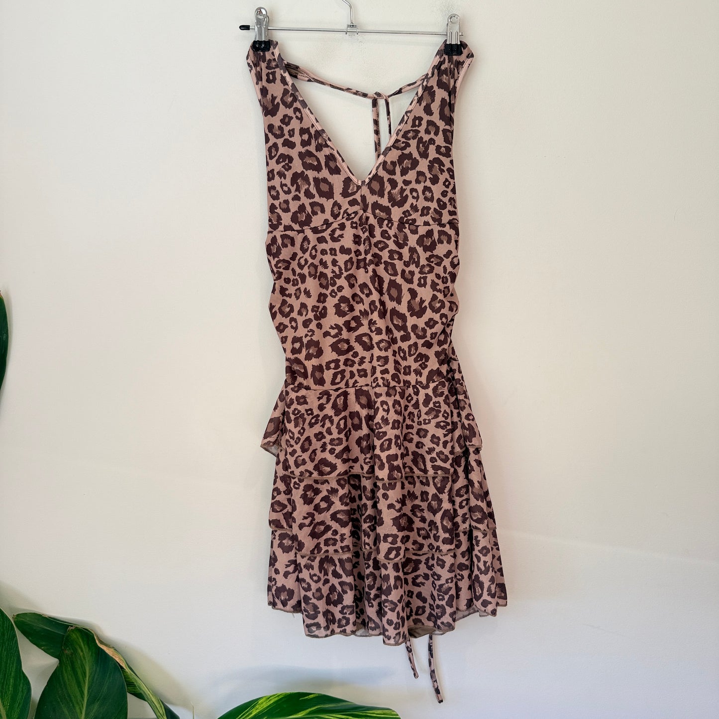 Romwe Size M | 10 Leopard Print Mini Dress