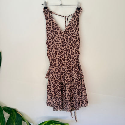 Romwe Size M | 10 Leopard Print Mini Dress