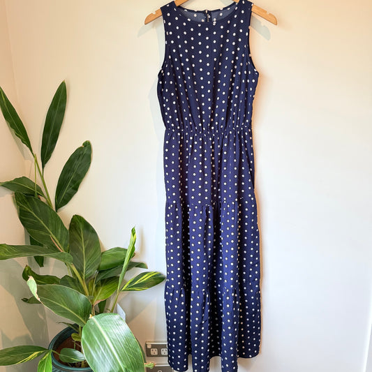 Shein Size M Polka Dot Maxi Dress