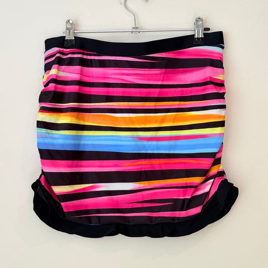 Brand Unknown | Waist 76cm Multicolored Stretch Striped Skirt
