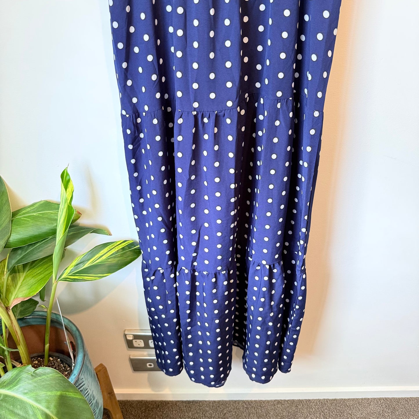 Shein Size M Polka Dot Maxi Dress