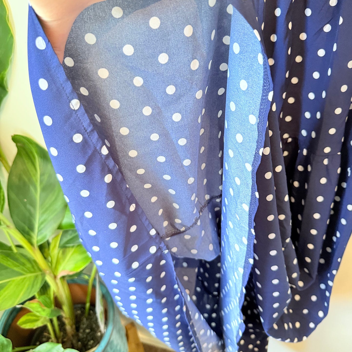 Shein Size M Polka Dot Maxi Dress