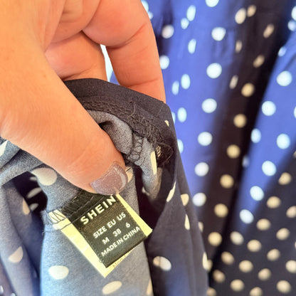 Shein Size M Polka Dot Maxi Dress