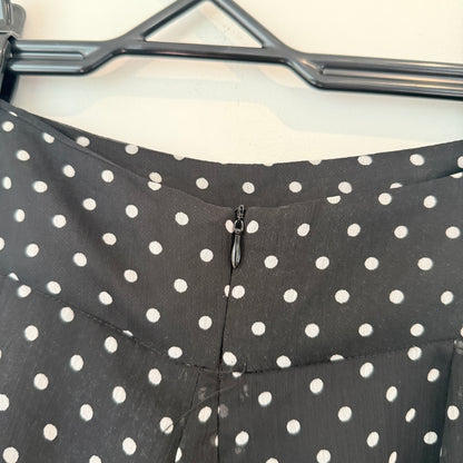 Dollzhouse Size 10 Black & White Polka Dot Mini Skirt