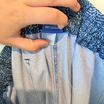 Rip Skirt Size M Blue Lightweight Pants
