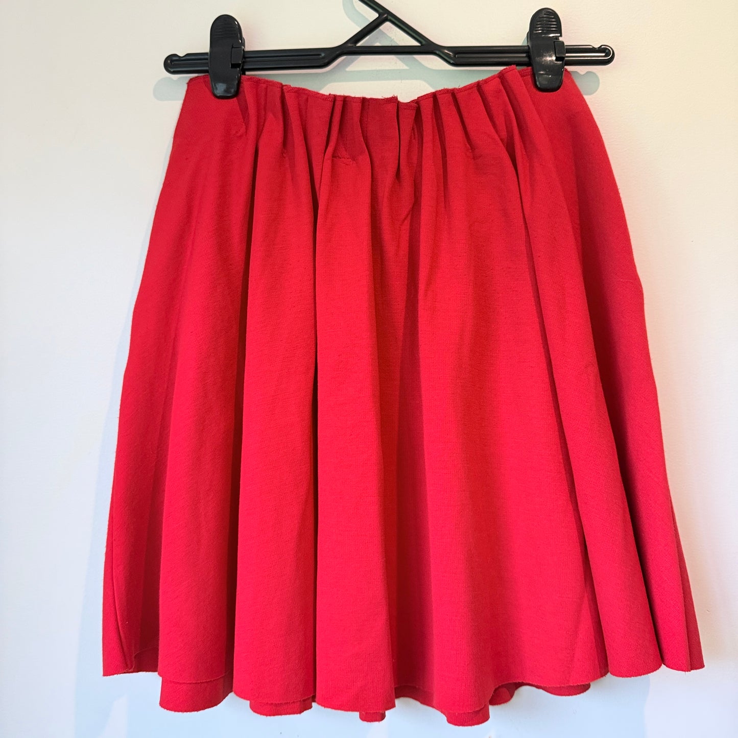 EDC Size M Red A-Line Skirt