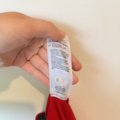 EDC Size M Red A-Line Skirt