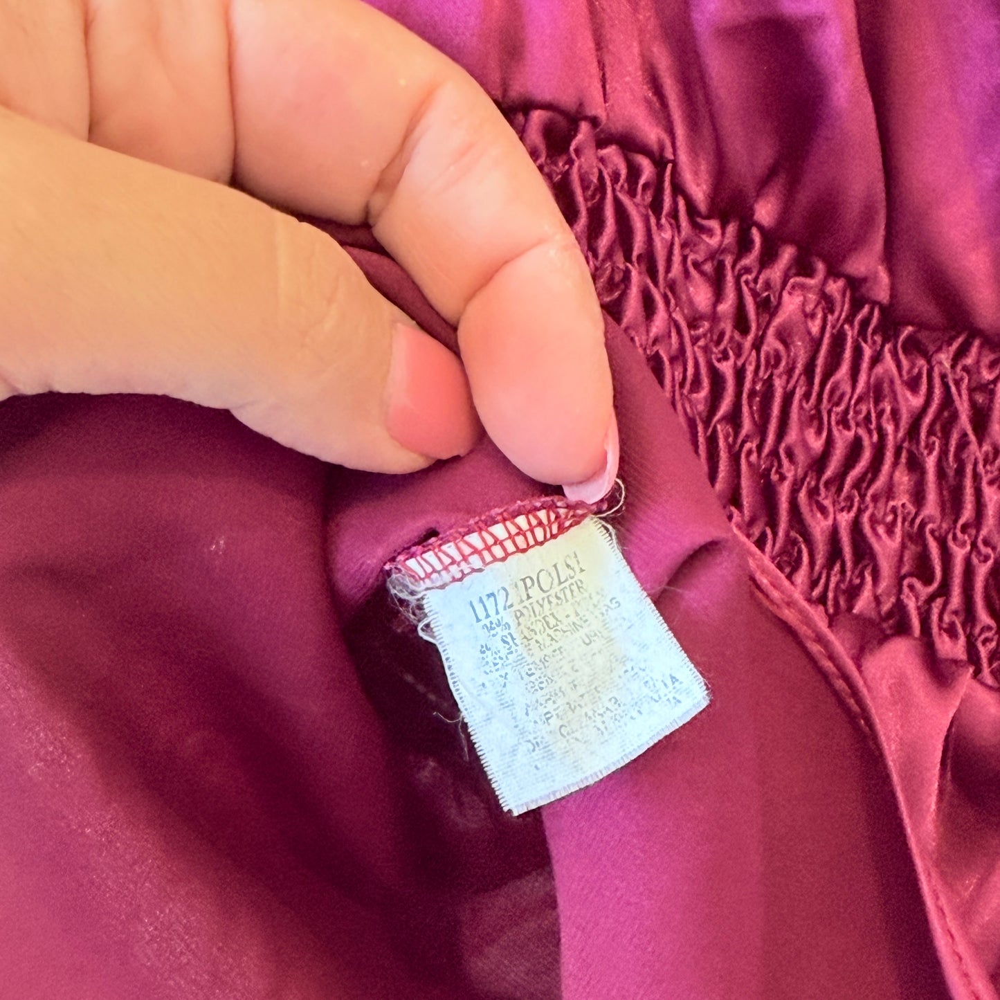 Supre Size S Satin Tube Top