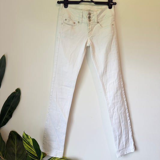 Morgan 66cm Waist White Skinny Jeans