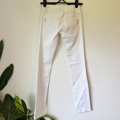 Morgan 66cm Waist White Skinny Jeans