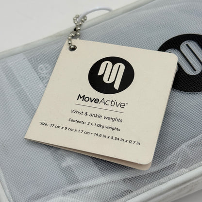 MoveActive Wrist & Ankle Weights – 1kg Each (Expresso Brown)