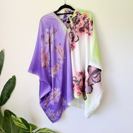 Chip Chip One Size Floral Pattern Kaftan