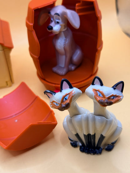 McDonald’s Lady and the Tramp Happy Meal Complete Set 1997