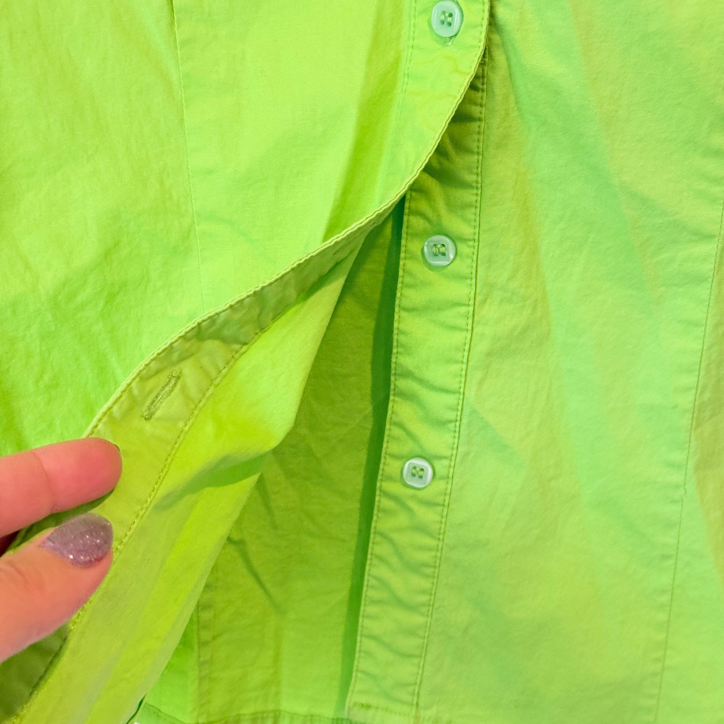 G2000 Size 9 Lime Cotton Shirt