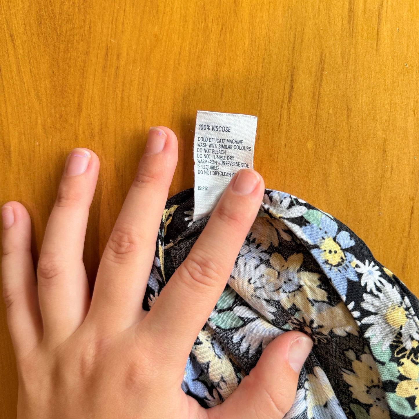 Anko Size 6 Floral Pattern Viscose Mini Dress