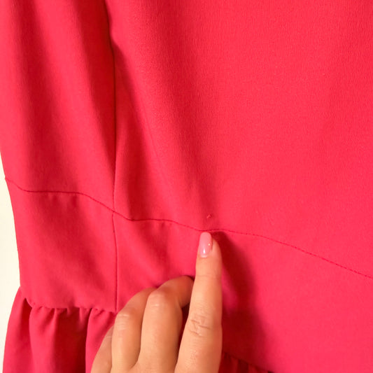 Forever New Size 12 Hot Pink Sleeveless Mini Dress