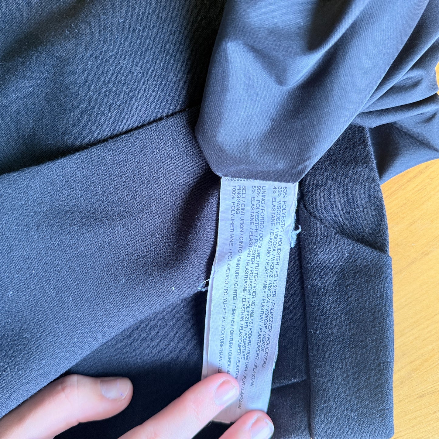 Mango Size 8 Black Pleated Mini Skirt