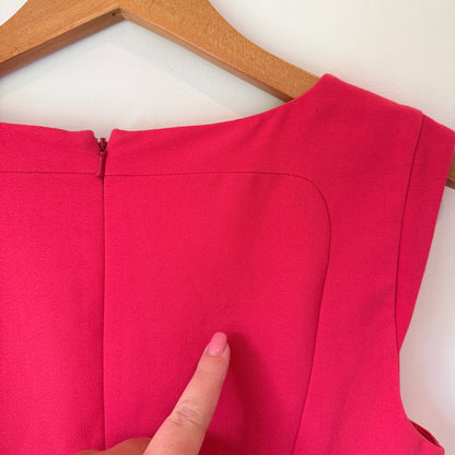 Forever New Size 12 Hot Pink Sleeveless Mini Dress