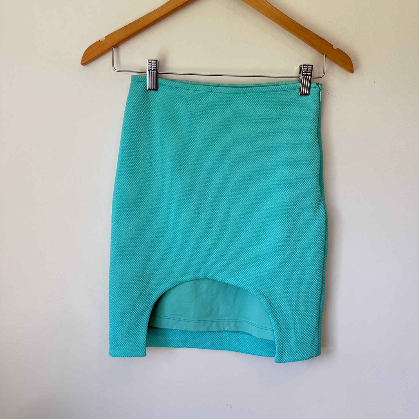 Kookai Size 36 Turquoise Mini Skirt