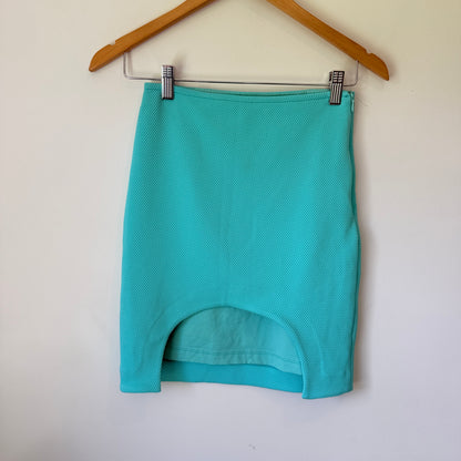 Kookai Size 36 Turquoise Mini Skirt