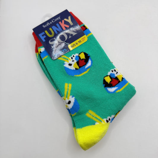 Funky Sox Crew Socks – Aus 6–10