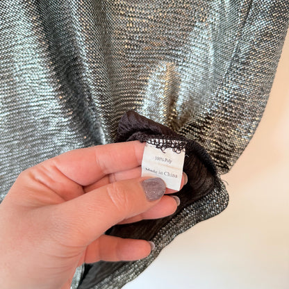 Ketz-Ke Size 8 Metallic Top