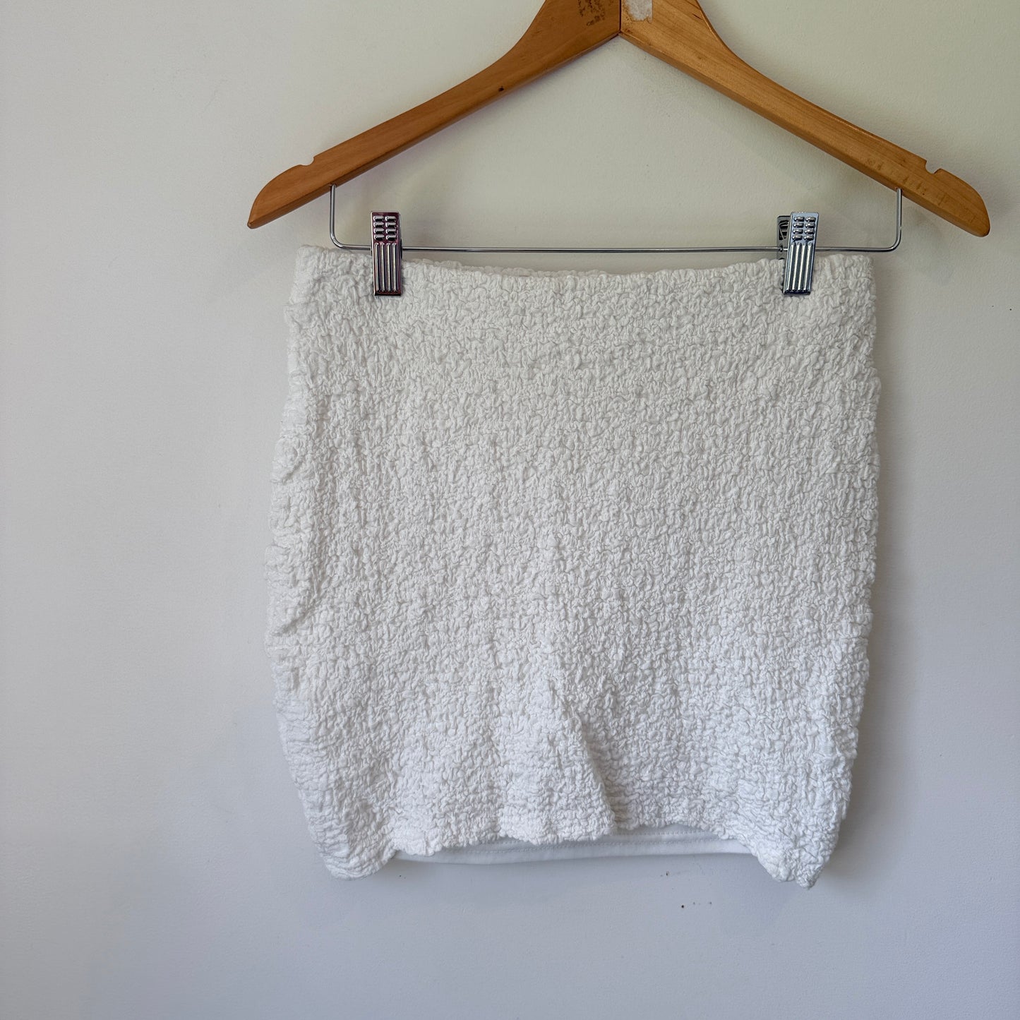 Mirrou Size M Terrycloth Mini Skirt