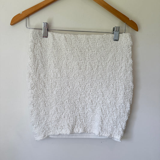 Mirrou Size M Terrycloth Mini Skirt
