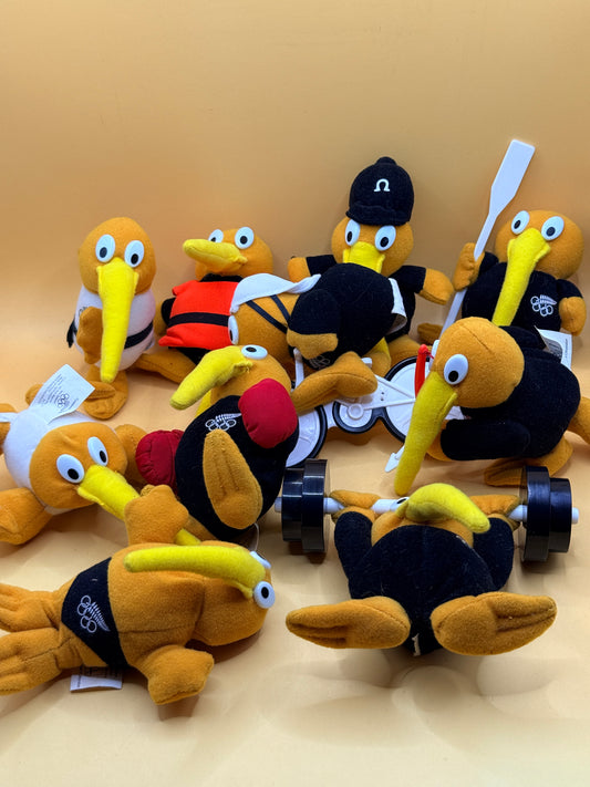 McDonald’s Goldie Olympic Kiwi Plush Complete Set 2000