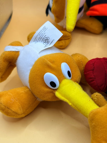 McDonald’s Goldie Olympic Kiwi Plush Complete Set 2000