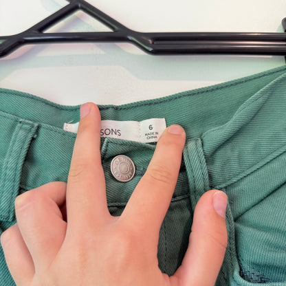 Glassons Size 6 High-Rise Straight Leg Jeans