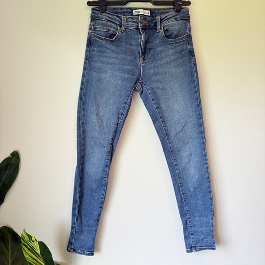 Zara Size 8 Women’s Blue Skinny-Fit Jeans