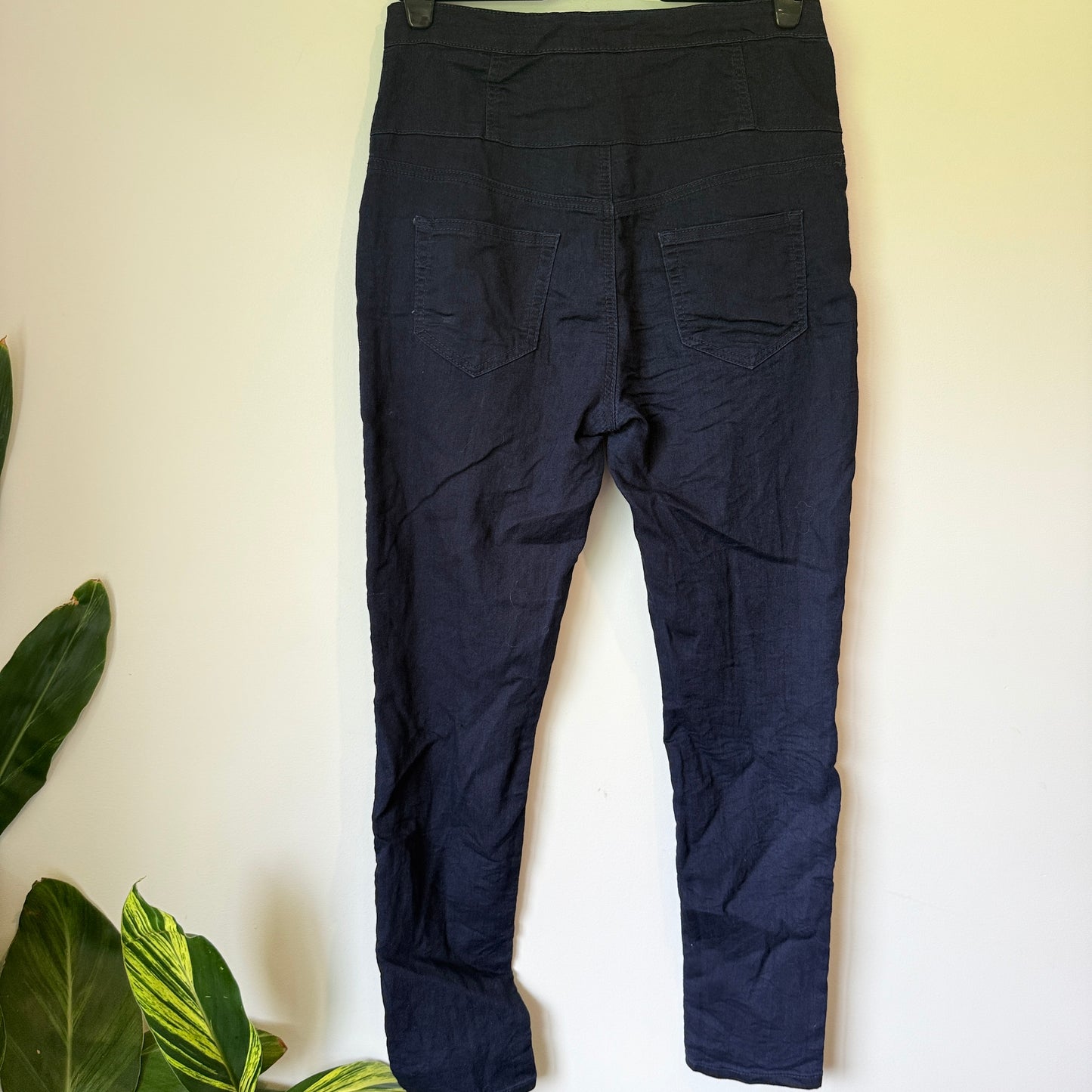 Chic a Booti Size 12 Dark Blue High-Waisted Skinny Jeans