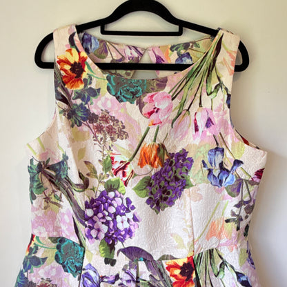 Danny & Nicole Size 14 Sleeveless Fit & Flare Dress