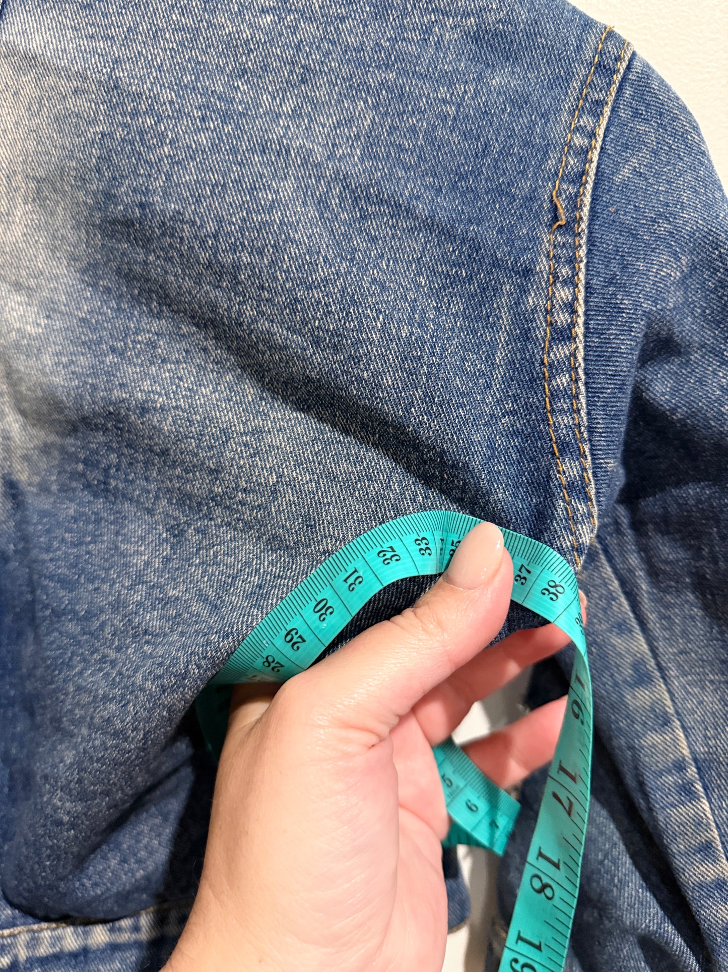 Brand Unknown Kids Distressed Denim Jacket Blue - 110