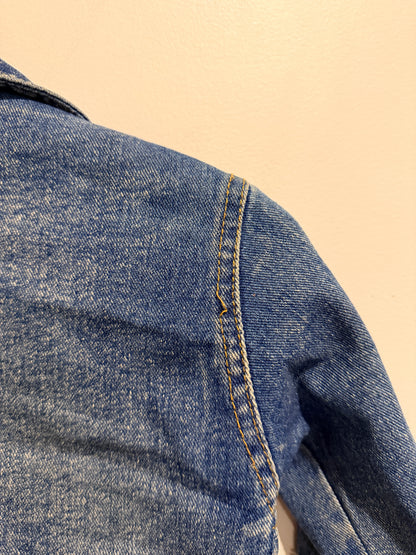 Brand Unknown Kids Distressed Denim Jacket Blue - 110