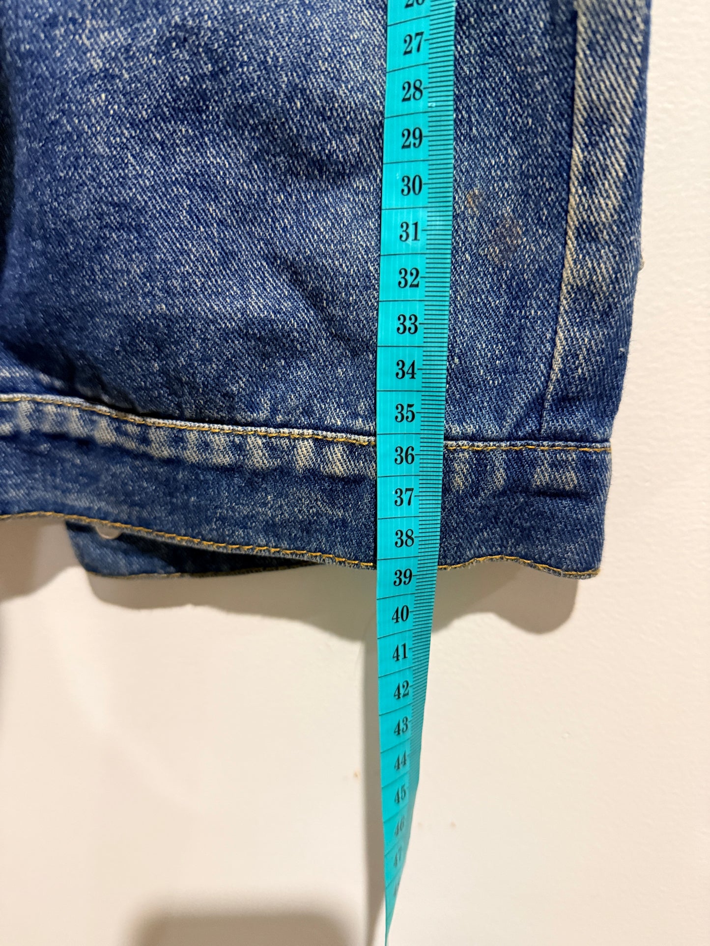 Brand Unknown Kids Distressed Denim Jacket Blue - 110