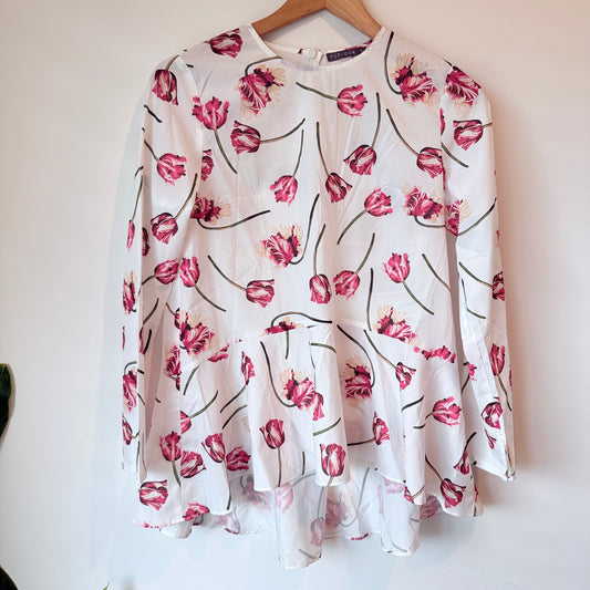 Poplook Size S Floral Top