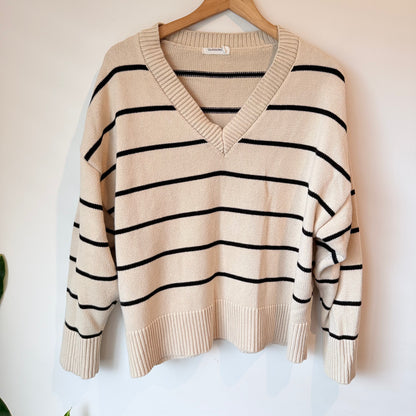 Glassons Size L Knit Stripe Jumper