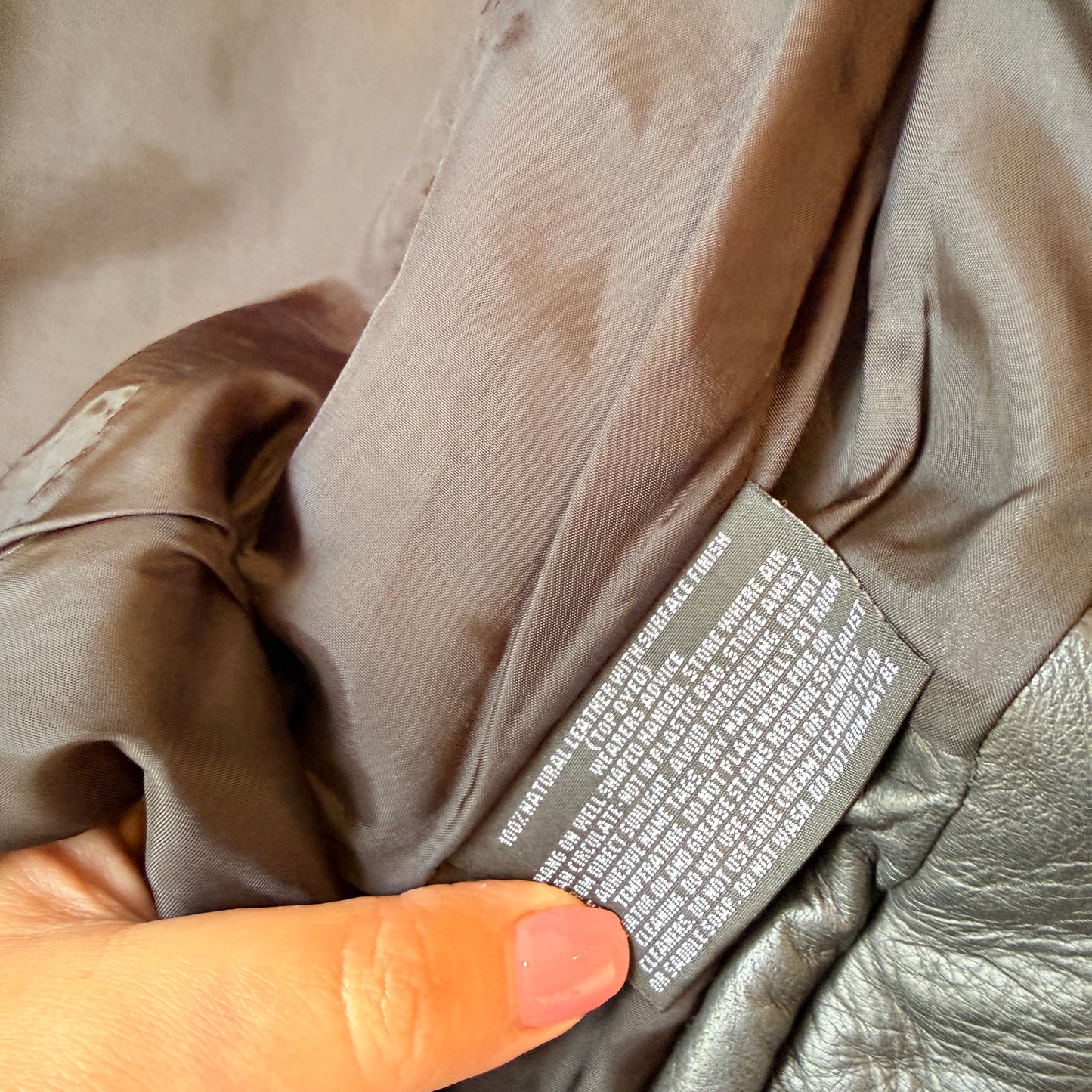 Kookai Size 38 Black Scoop-Neck Leather Jacket