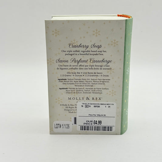 Molly & Rex Cranberry Soap, 113 g (4 oz.)