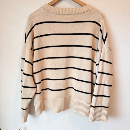 Glassons Size L Knit Stripe Jumper