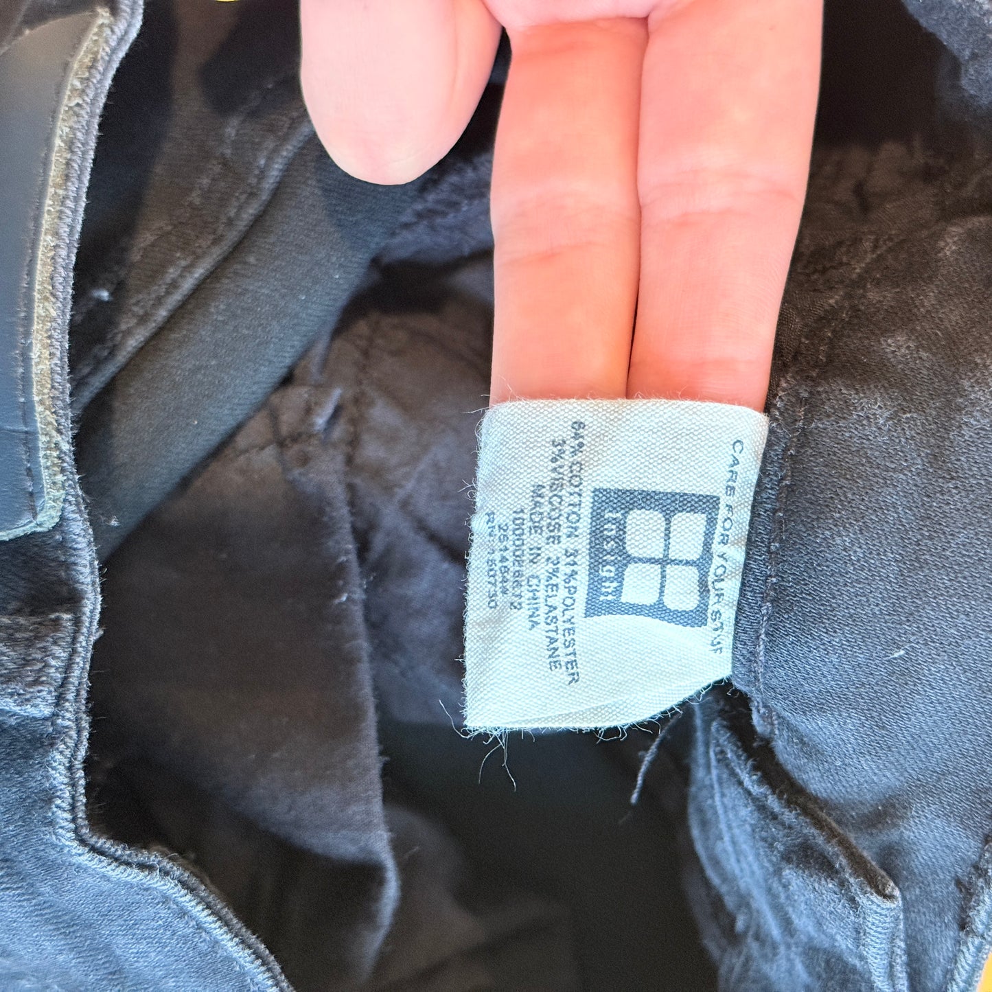 Insight Size 58cm Waist Black High-Waisted Skinny Jeans