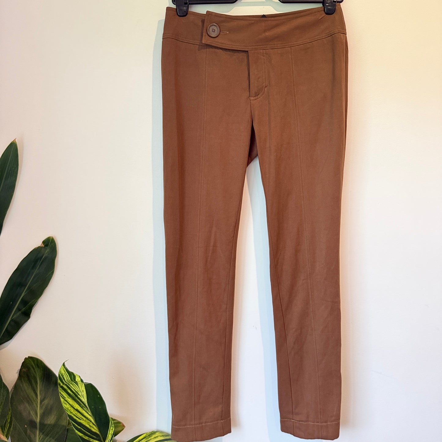 Nine West Size 2 (76cm Waist) Brown High-Rise Bootcut Pants