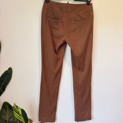 Nine West Size 2 (76cm Waist) Brown High-Rise Bootcut Pants