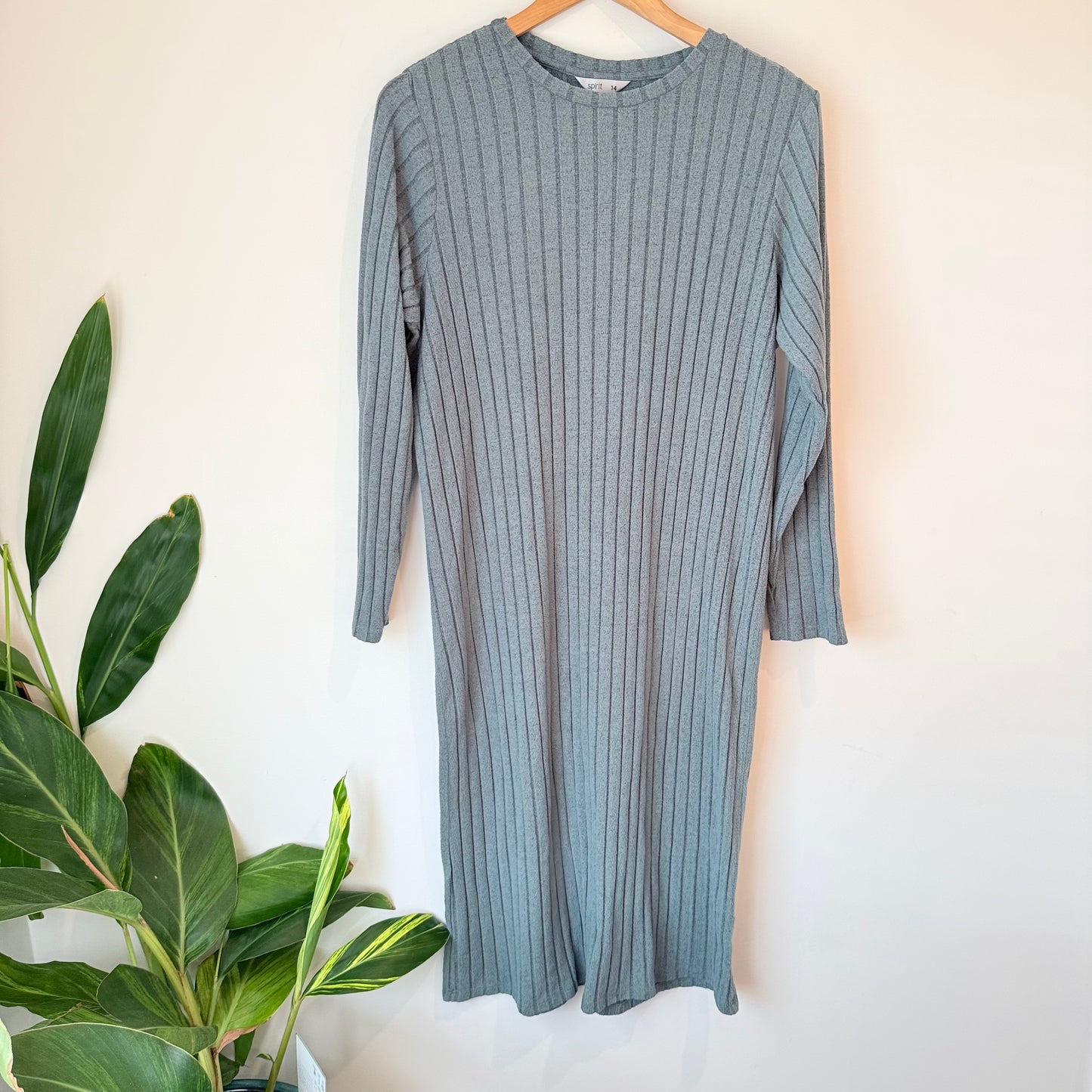 Spirit Size 14 Ribbed Knit Dress