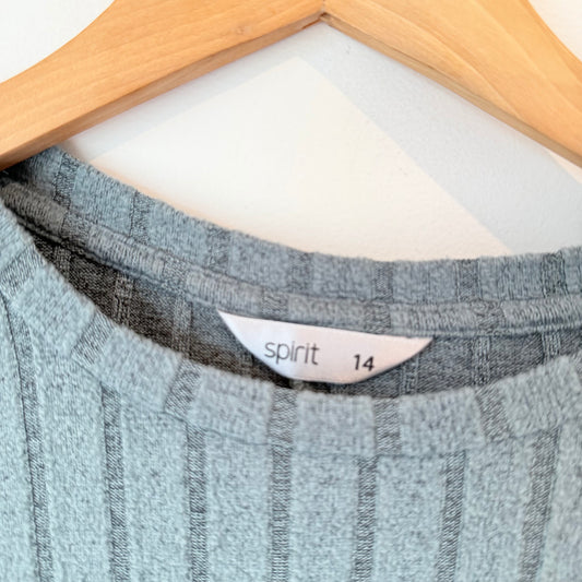 Spirit Size 14 Ribbed Knit Dress