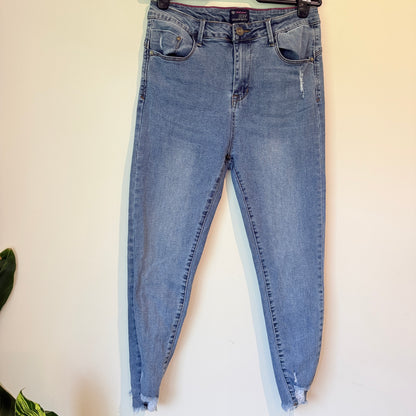 Crissa Denim Size 30 (70cm Waist) High-Waisted Skinny Fit Jeans