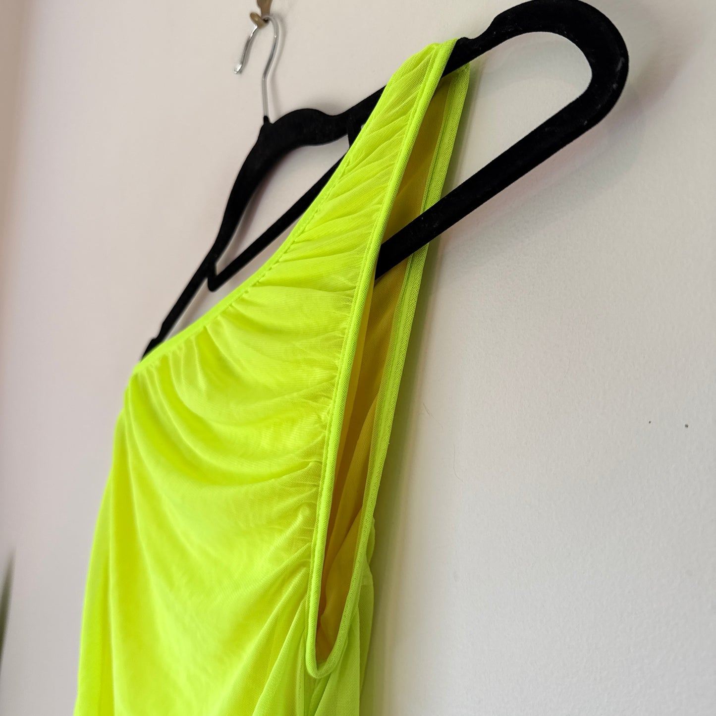 Shein Size S One-Shoulder Ruched Mini Dress